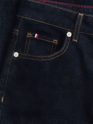 blue mid rise classic straight jeans for women tommy hilfiger