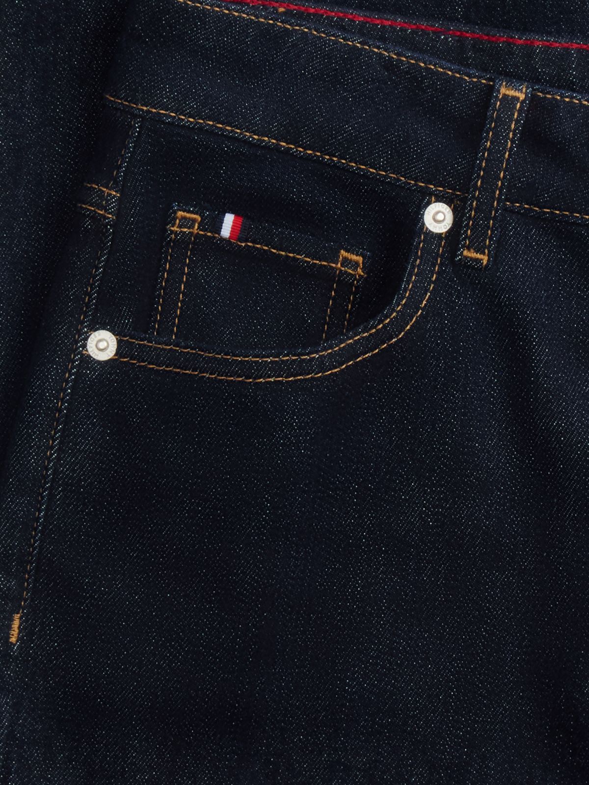 Mid Rise Classic Straight Jeans — Blue