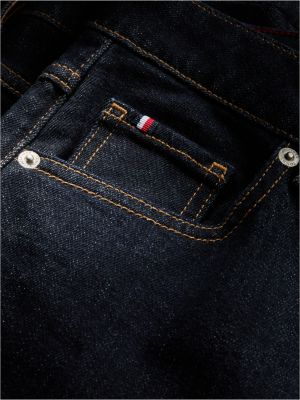 blue mid rise classic straight jeans for women tommy hilfiger