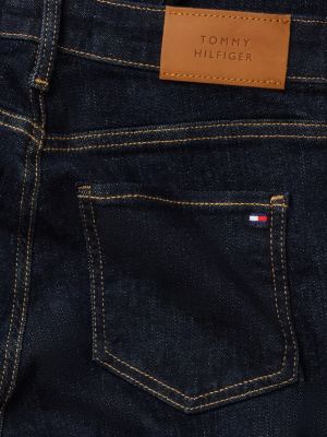 blue como mid rise skinny jeans for women tommy hilfiger