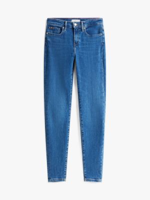 blue como mid rise skinny jeans for women tommy hilfiger