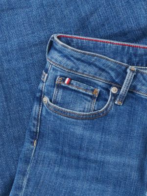 blue como mid rise skinny jeans for women tommy hilfiger