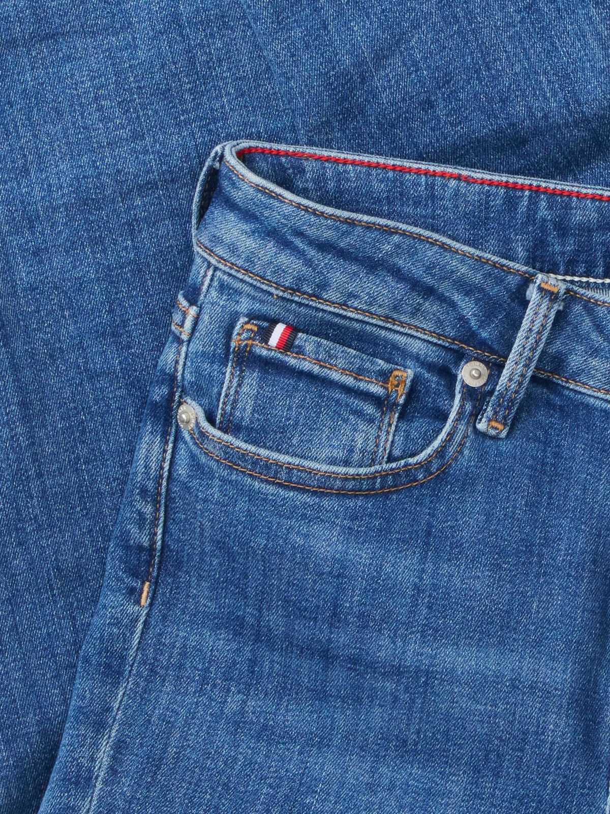 Como Mid Rise Skinny Jeans — Blue