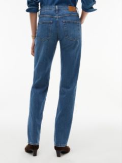 Mid Rise Classic Straight Jeans — Blue 5