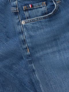 Mid Rise Classic Straight Jeans — Blue 7