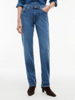 Mid Rise Classic Straight Jeans — Blue 1
