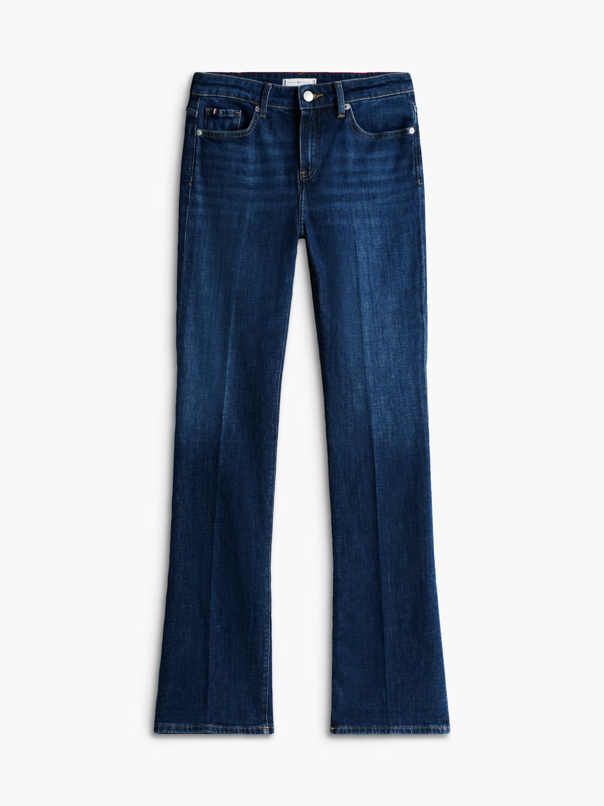 Mid Rise Bootcut Jeans — Blue