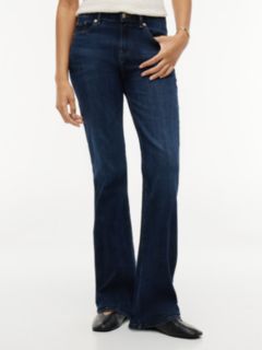 Mid Rise Bootcut Jeans — Blue 1