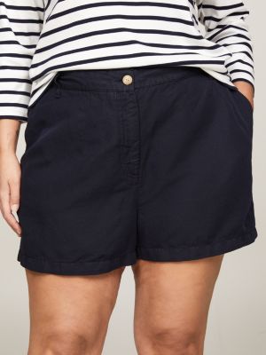 Curve Straight Leg Slim Chino Shorts Blue Tommy Hilfiger