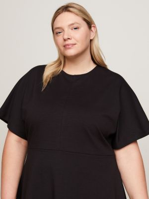 Black midi outlet dress curve