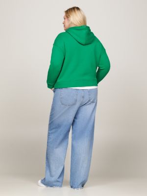 Curve 1985 Collection Signature Hoodie | Grün | Tommy Hilfiger
