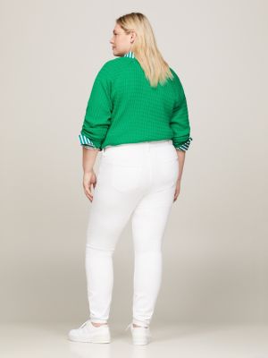 Curve Harlem High Rise Ultra Skinny Jeans, White