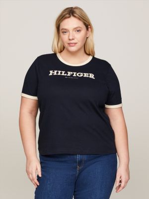 Tee shirt tommy hilfiger femme bleu marine hot sale