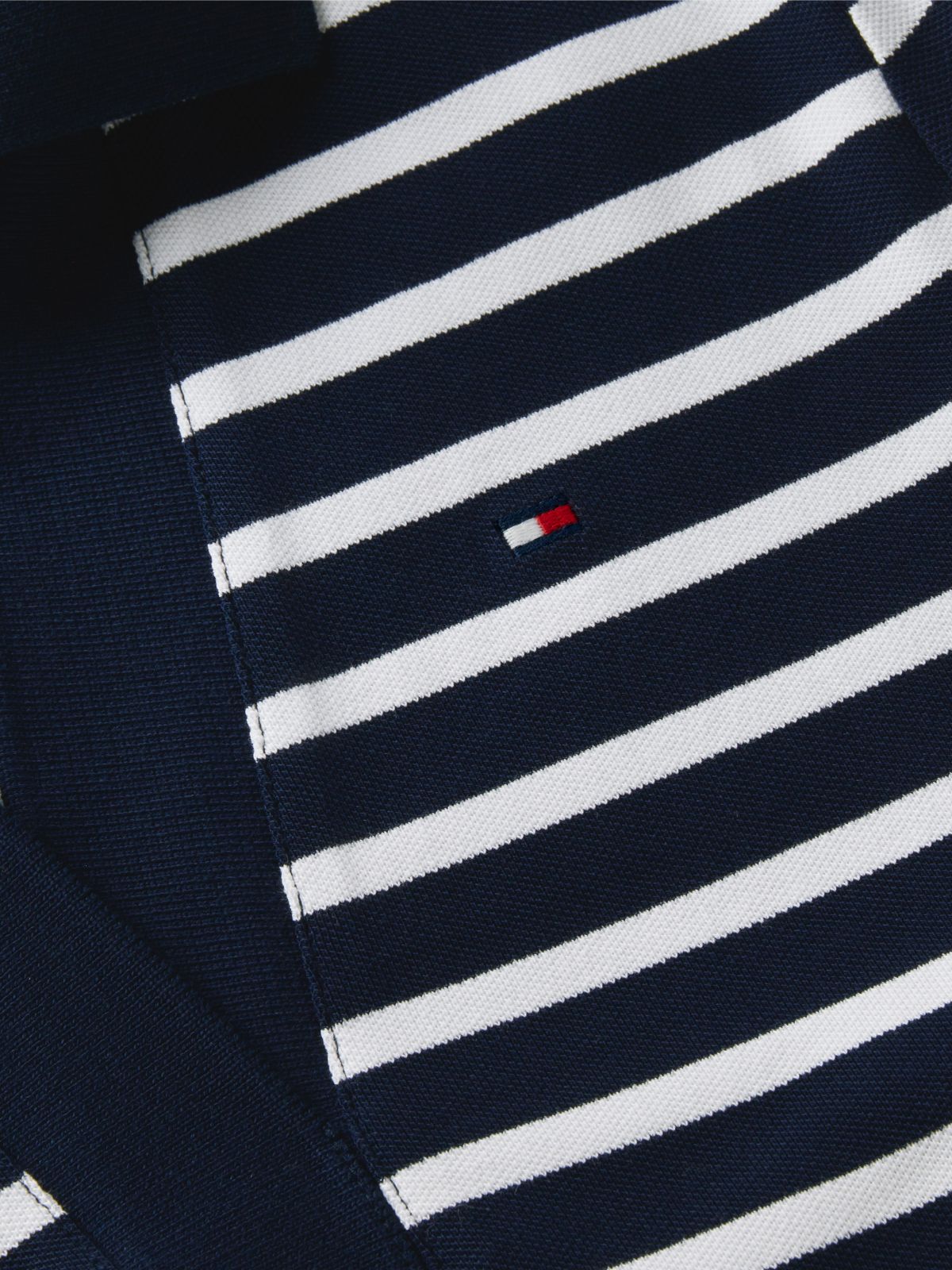1985 Slim Mini Short Sleeve Polo Dress — Multi