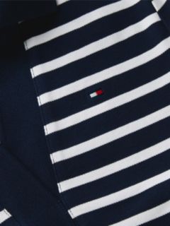 1985 Slim Mini Short Sleeve Polo Dress — Multi 6