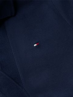 1985 Slim Mini Short Sleeve Polo Dress — Blue 6