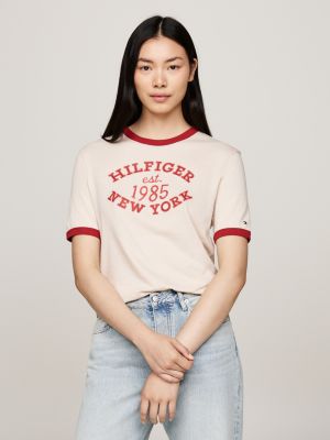 Ladies tommy hilfiger t shirt hotsell