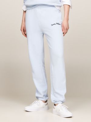 joggers con logo blue da donne tommy hilfiger