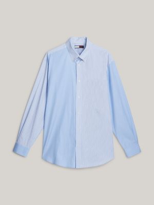 Crest Ithaca Colour-Blocked Regular Shirt | Blue | Tommy Hilfiger