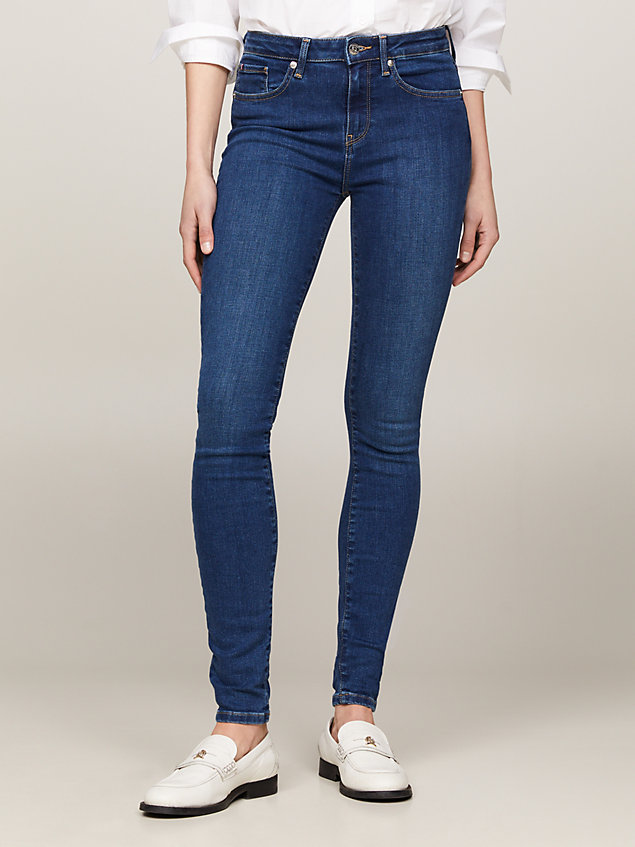 denim th flex como mid rise skinny jeans for women tommy hilfiger
