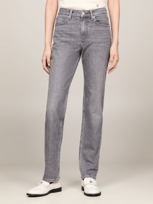 Tommy hilfiger New Classic Straight Fit High Waist Jeans Grey