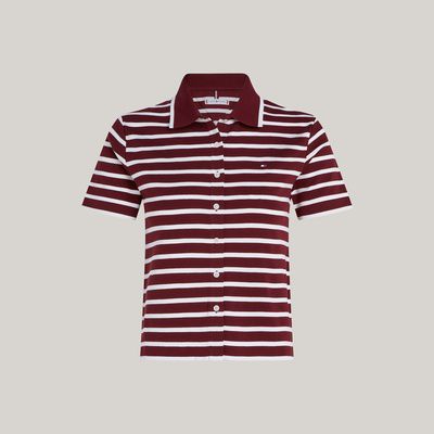 Product colour: breton stp deep rouge/ ecru