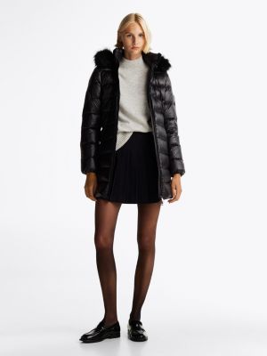 Black bubble coat for women online