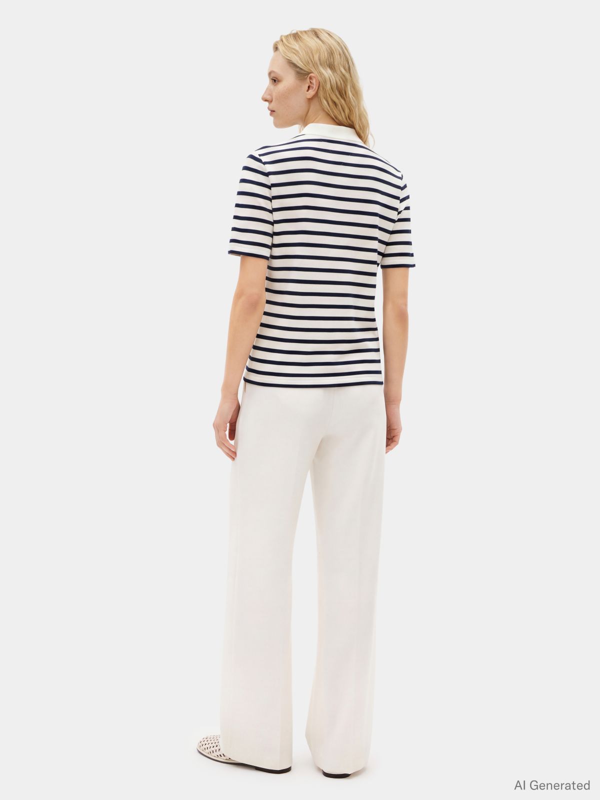 1985 Regular Fit Pique Polo Shirt — Blue