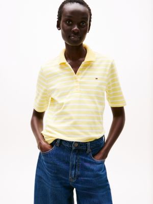polo collection 1985 en coton piqué plusieurs couleurs pour femmes tommy hilfiger