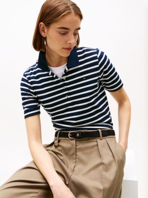 polo coupe standard 1985 collection plusieurs couleurs pour femmes tommy hilfiger