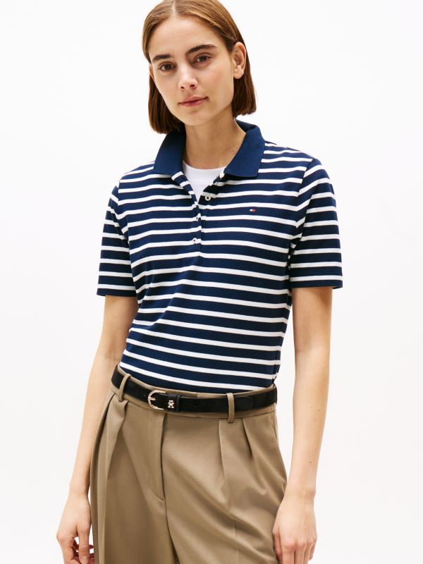 1985 Regular Fit Pique Polo Shirt — Blue