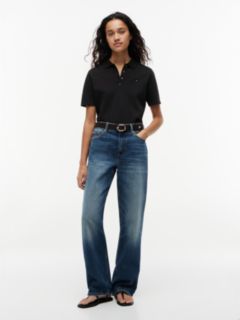 1985 Regular Fit Pique Polo Shirt — Black 2