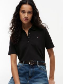 1985 Regular Fit Pique Polo Shirt — Black 3