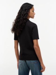 1985 Regular Fit Pique Polo Shirt — Black 4