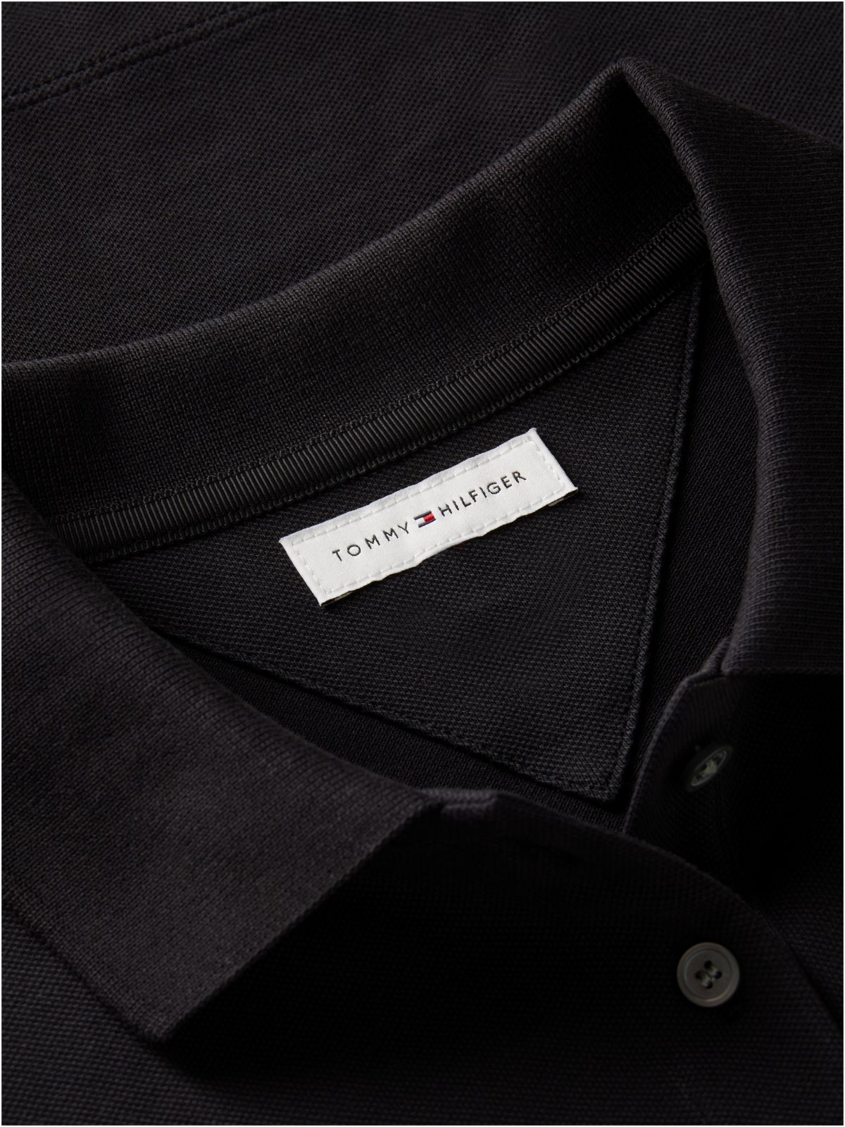 1985 Regular Fit Pique Polo Shirt — Black