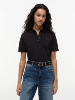 1985 Regular Fit Pique Polo Shirt — Black 1