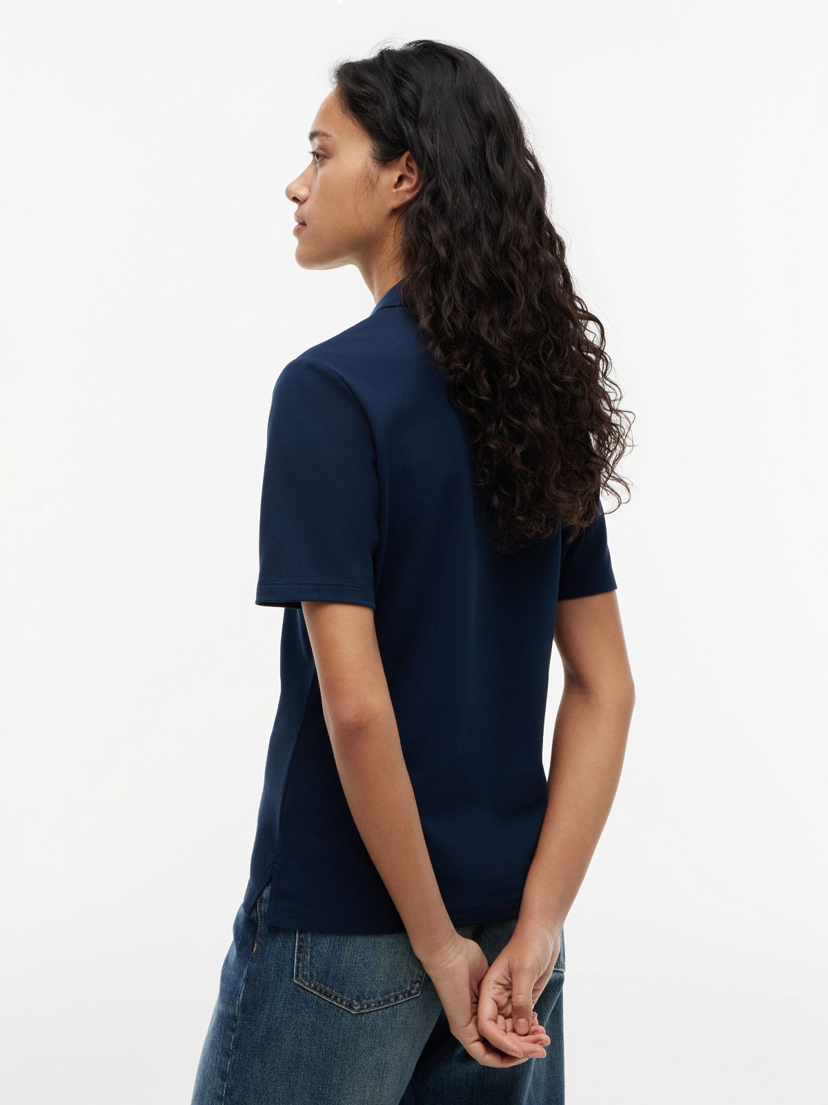 1985 Regular Fit Pique Polo Shirt — Blue