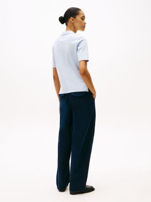 blau 1985 collection regular fit poloshirt für damen - tommy hilfiger