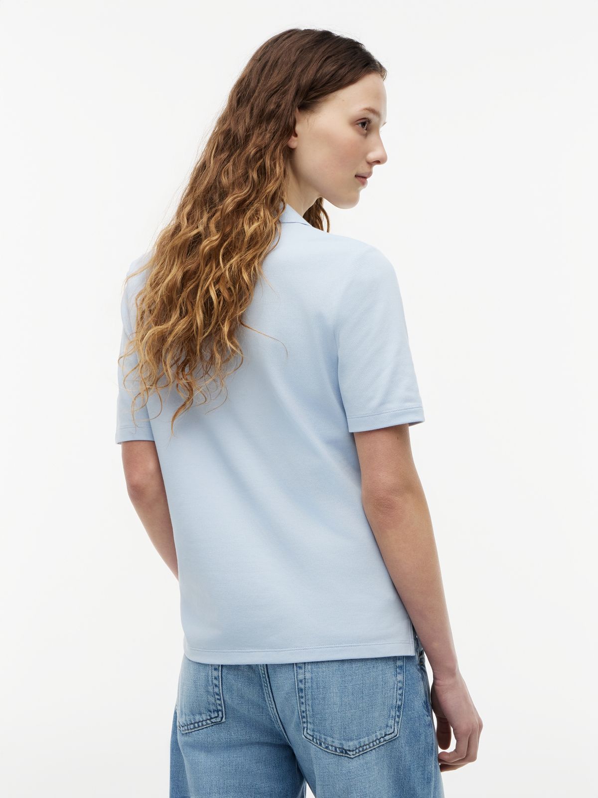 1985 Regular Fit Pique Polo Shirt — Blue