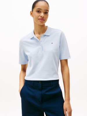 blue 1985 collection regular fit polo voor dames - tommy hilfiger