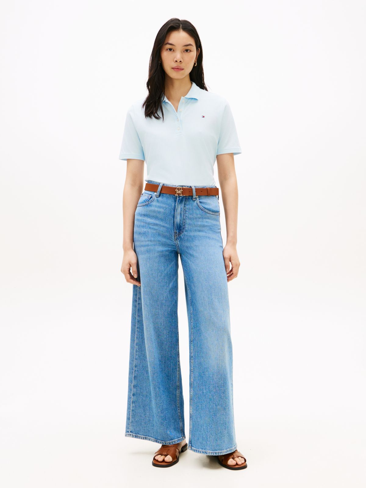 1985 Regular Fit Pique Polo Shirt — Blue