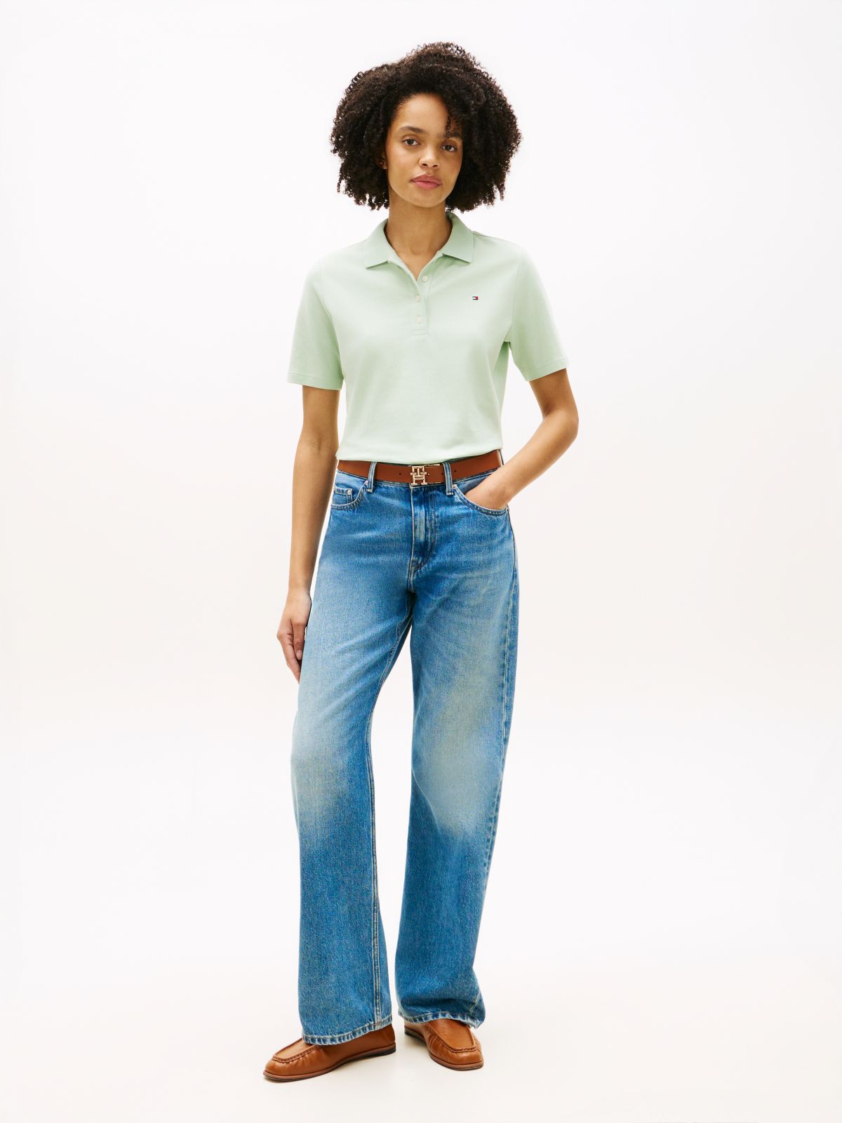 1985 Regular Fit Pique Polo Shirt — Green