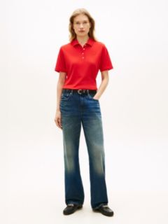 1985 Regular Fit Pique Polo Shirt — Orange 3