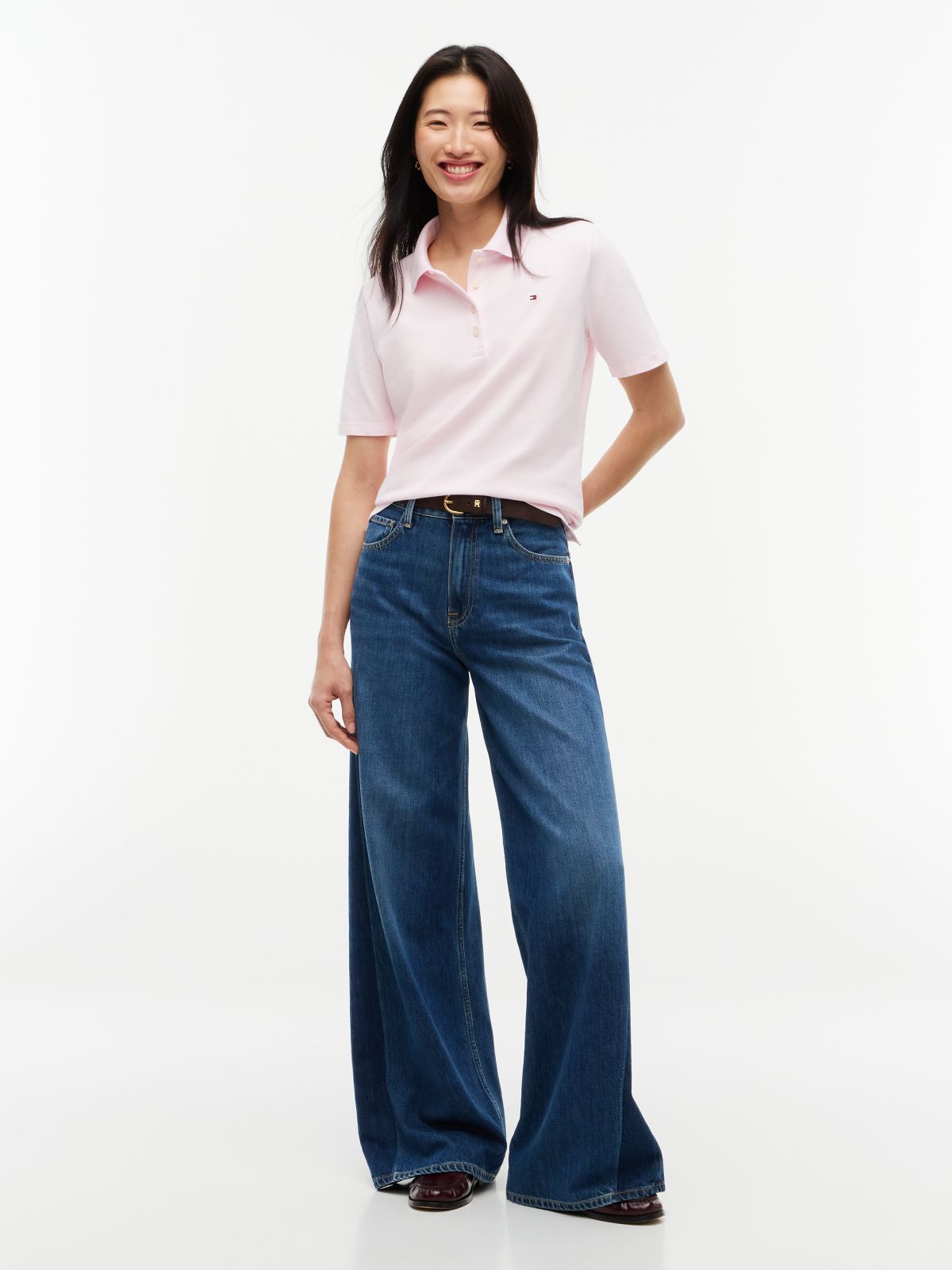 1985 Regular Fit Pique Polo Shirt — Pink