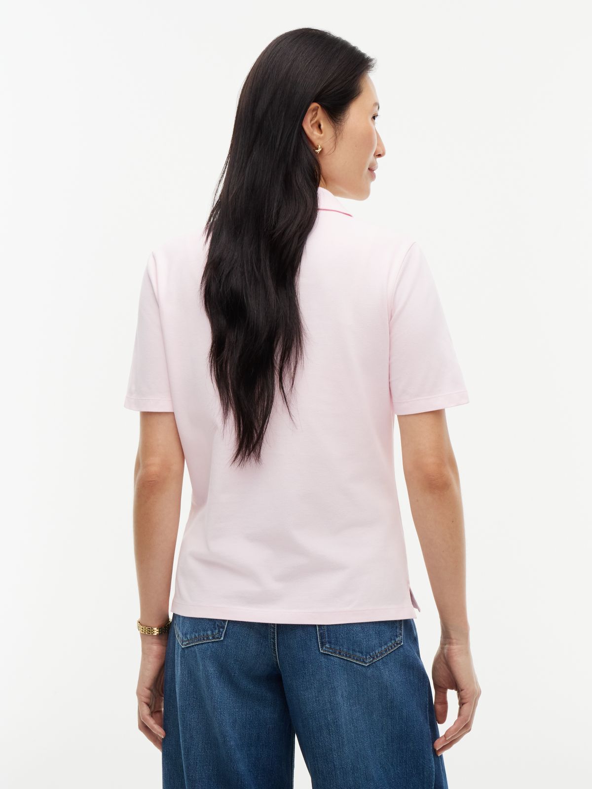 1985 Regular Fit Pique Polo Shirt — Pink