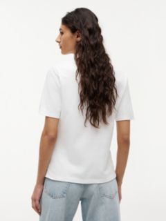 1985 Regular Fit Pique Polo Shirt — White 4