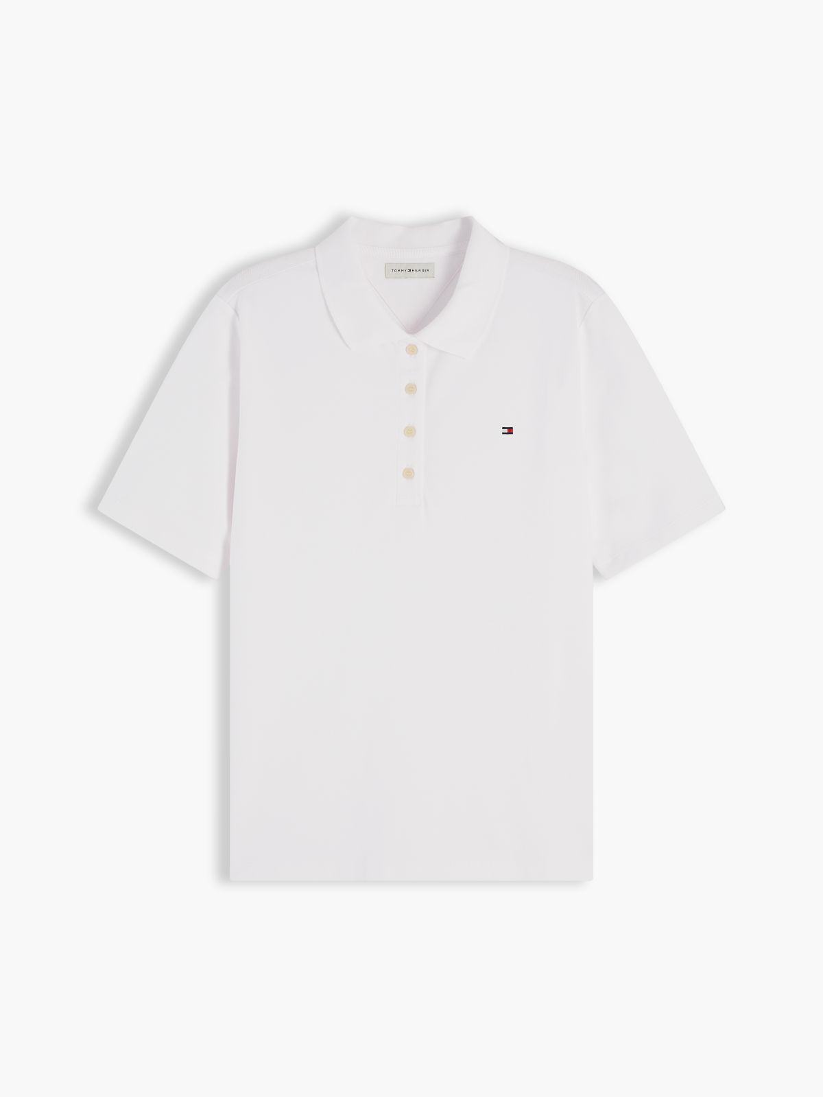 1985 Regular Fit Pique Polo Shirt — White