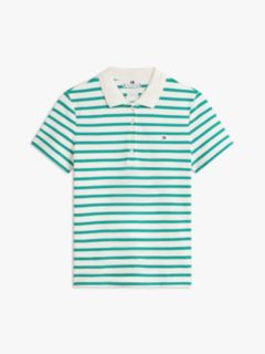 1985 Slim Fit Pique Polo Shirt — White 5