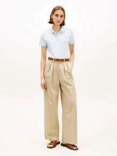 1985 Slim Fit Pique Polo Shirt — Blue 3