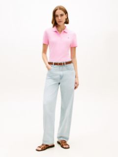 1985 Slim Fit Pique Polo Shirt — Pink 3
